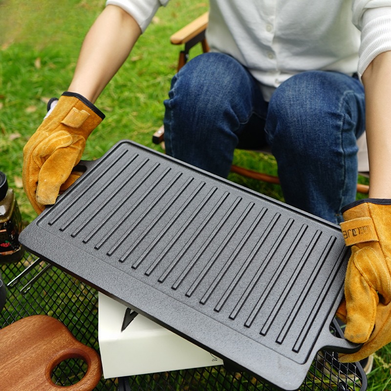 Outdoor Furniture - Plato de barbacoa para acampar al