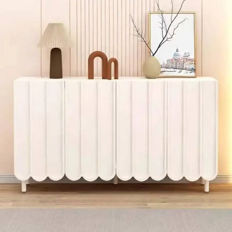 Shoe Rack Cabinet Narrow Entryway - Zapatero minimalista blanco de estilo italiano,