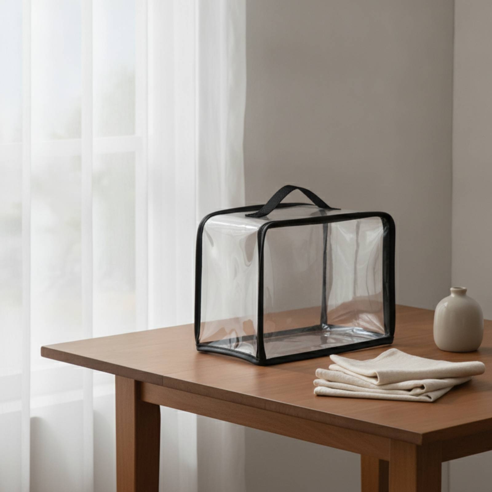 Funda Protectora Transparente  - Wardrobe Closet Portable Fabric Cover reseña y precio