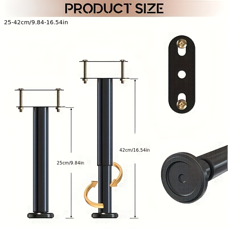 Altura ajustable: 4 patas de s - Canopy Bed Frame Metal Queen reseña y precio