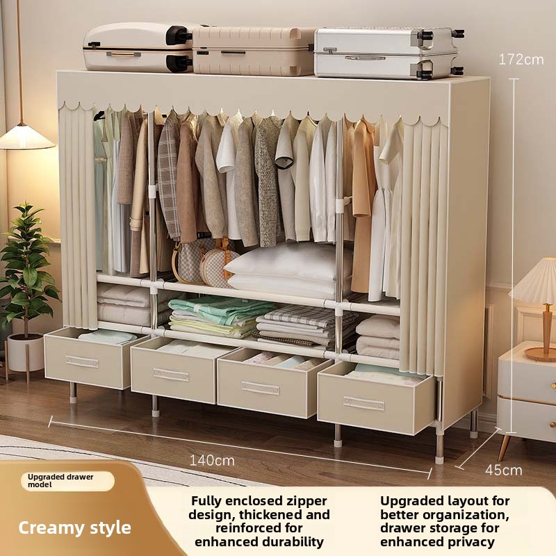 Armario Portátil con Cubierta, - Wardrobe Closet Portable Fabric Cover reseña y precio