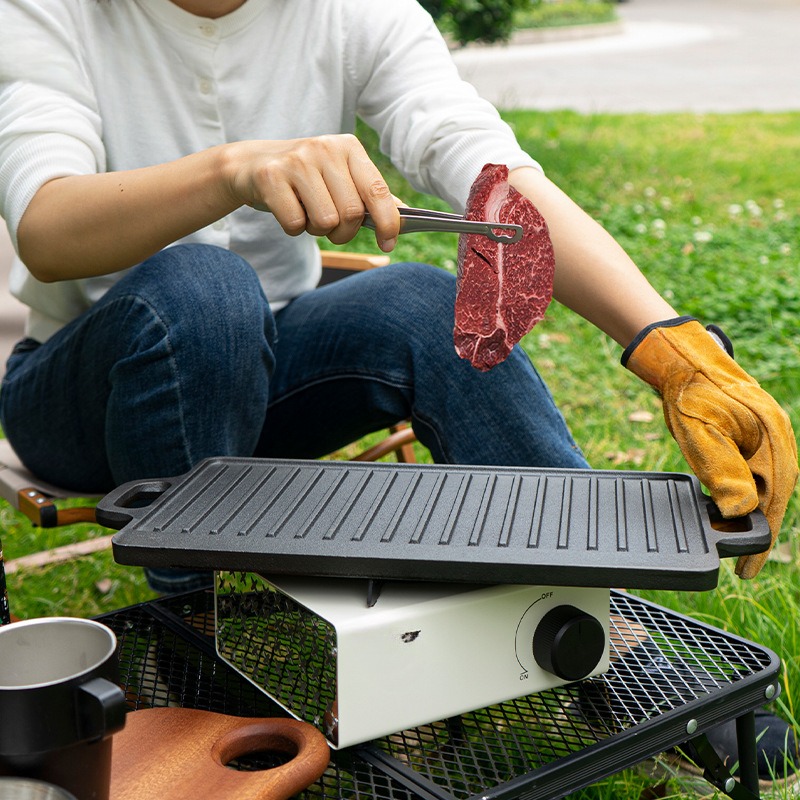 Plato de barbacoa para acampar - Outdoor Furniture reseña y precio