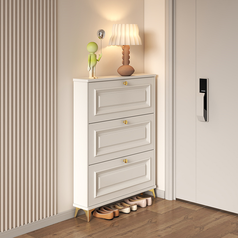Zapatero de entrada francés, d - Shoe Rack Cabinet Narrow Entryway reseña y precio