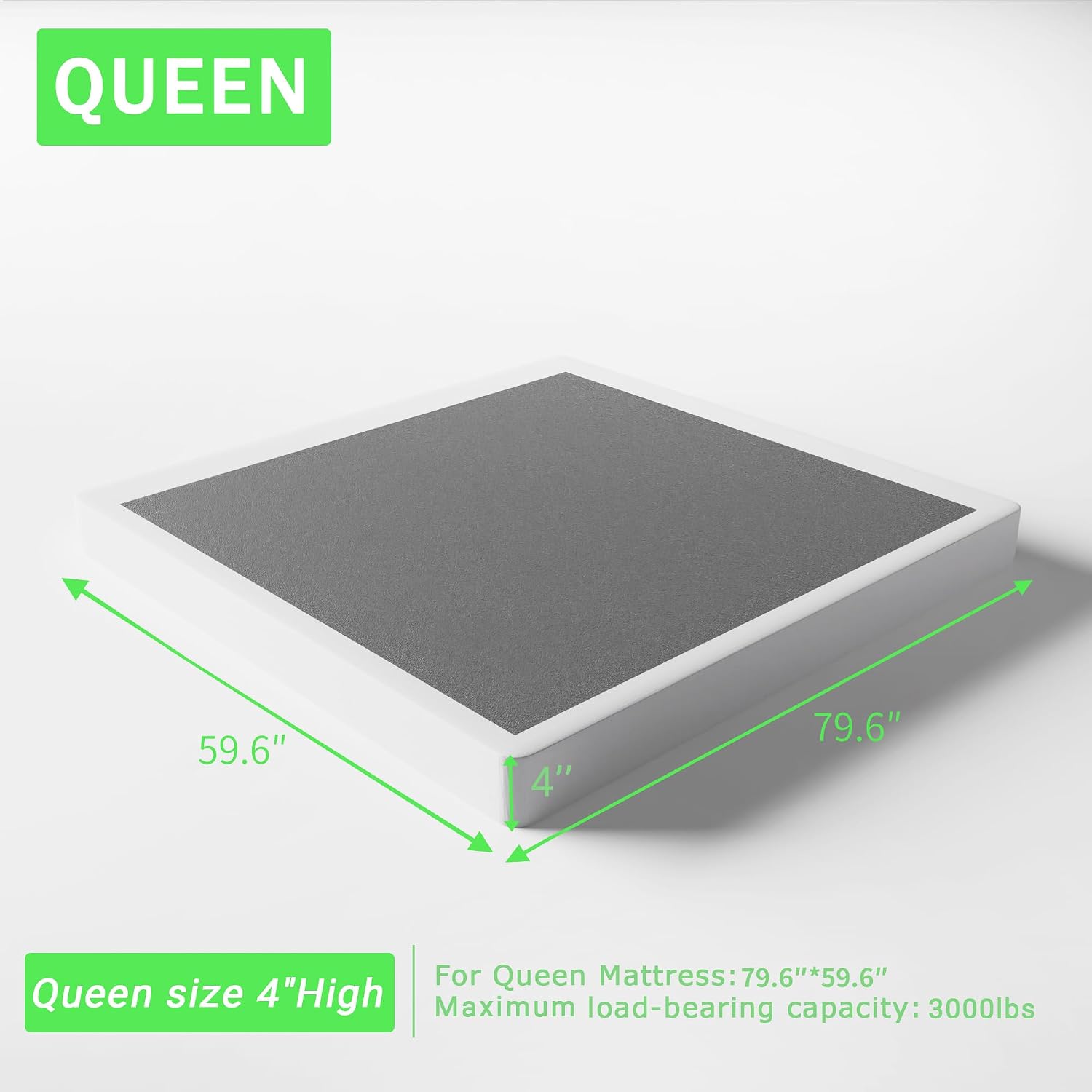 Base de colchón metálica de pe - Canopy Bed Frame Metal Queen reseña y precio